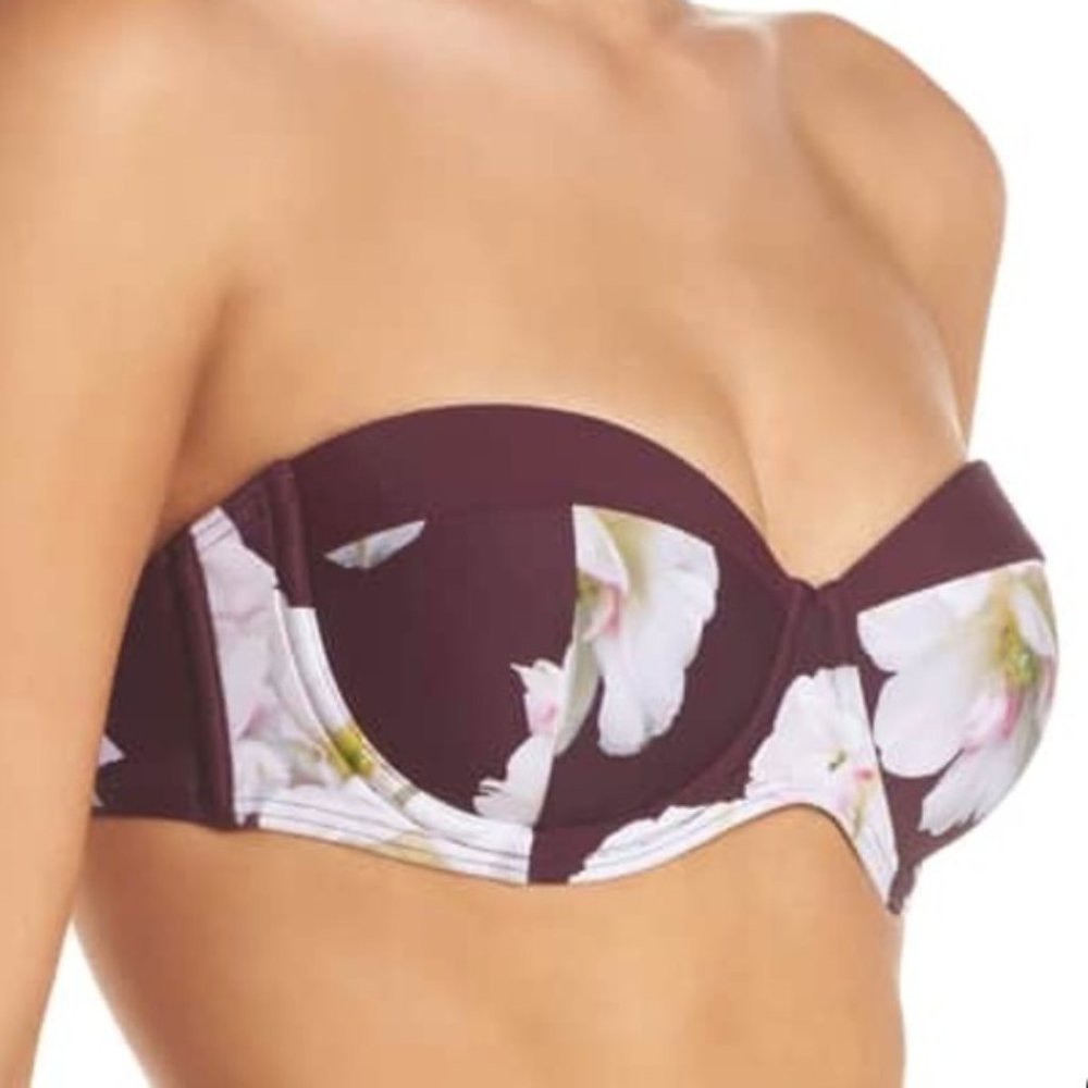 NWT TED BAKER LONDON Gardea Gardenia Bikini Top - Picture 6 of 11
